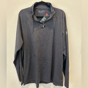 Under Armoir long sleeve zip-collar shirt